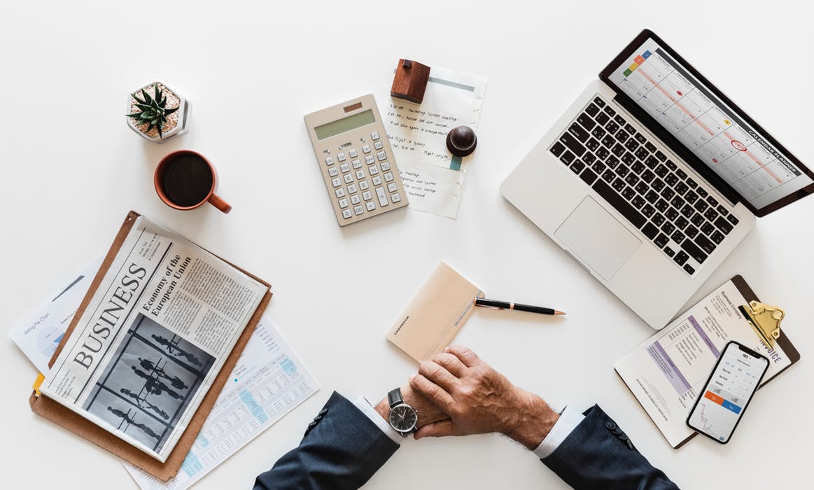 bilde av en business arbeidsplass